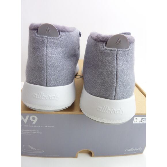 NEW Allbirds Womens Wool Runner Up Mizzle Size 9 Medium Grey - Picture 4 of 7